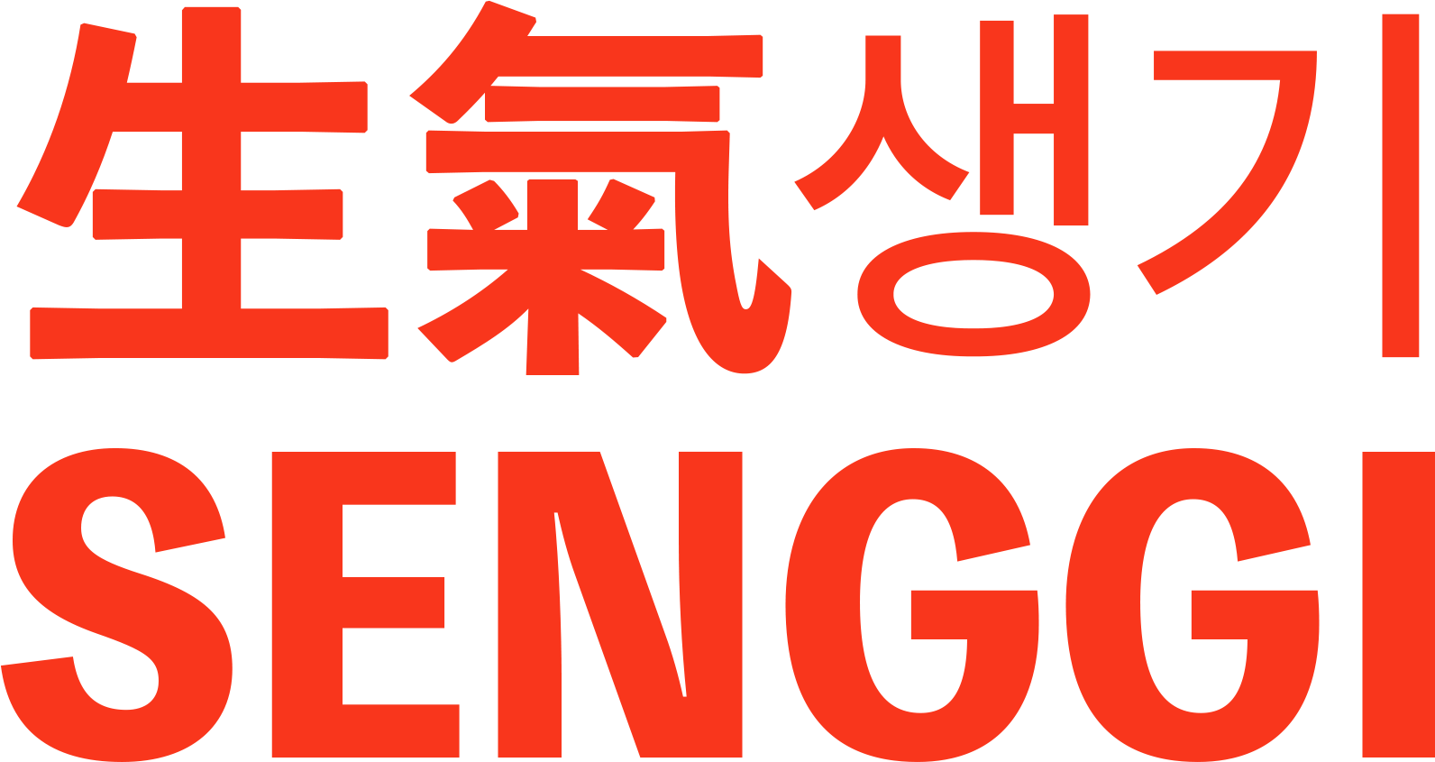 Senggi Text Logo